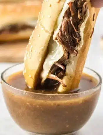 Slow Cooker French Dip Sandwiches