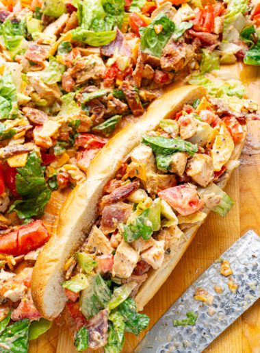 Chopped Chicken Bacon Ranch Sub